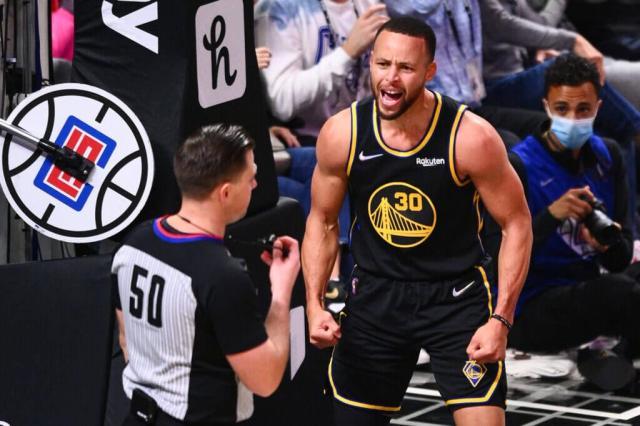 爱游戏平台-75秒3记三分击溃快艇 这赛季请别激怒史蒂芬·库里